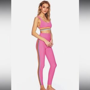 SET Beach riot sadie leggings + matching top activewear